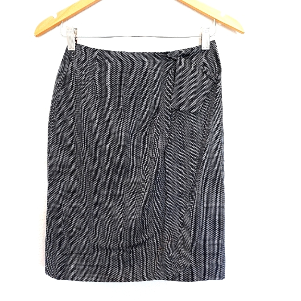 Escada Margaretha Ley Wool Blend Black Skirt Size 4